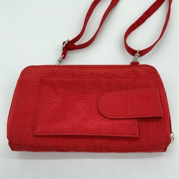 Baggallini RFID Phone Wallet Crossbody Bag Red Pockets Shoulder Purse‎ - Picture 3 of 12